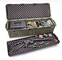 Большой ящик для оружия на колесах для винтовки и амуниции