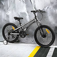 Велосипед двухколесный детский 20 дюймов (рама 11", сборка 75%) Corso Speedline MG-98402 Черный