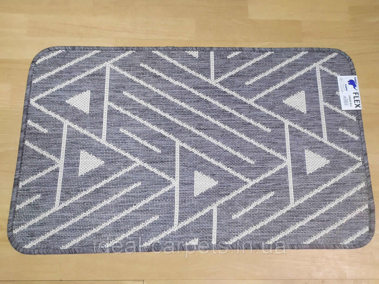 Килимок Flex 50*80см на антиковзкій основі 0582 Сірий, фото 1