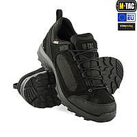 M-Tac черные тактические кроссовки Waterproof демисезонные мужские военные удобные кроссовки Black
