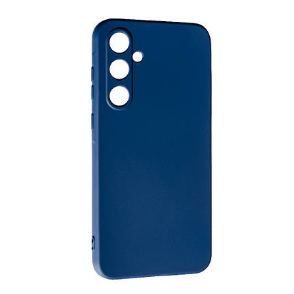 Силіконовий чохол Case SMTT (AA) для Samsung A35 Dark Blue, фото 1
