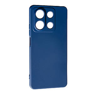 Силіконовий чохол Case SMTT (AA) для Xiaomi Redmi Note 13 (5G) Dark Blue