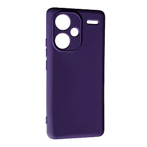 Силіконовий чохол Case SMTT (AA) для Xiaomi Redmi Note 13 Pro Plus (5G) Dark Violet