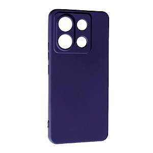 Силіконовий чохол Case SMTT (AA) для Xiaomi Redmi Note 13 Pro (5G)/Poco X6 Dark Violet