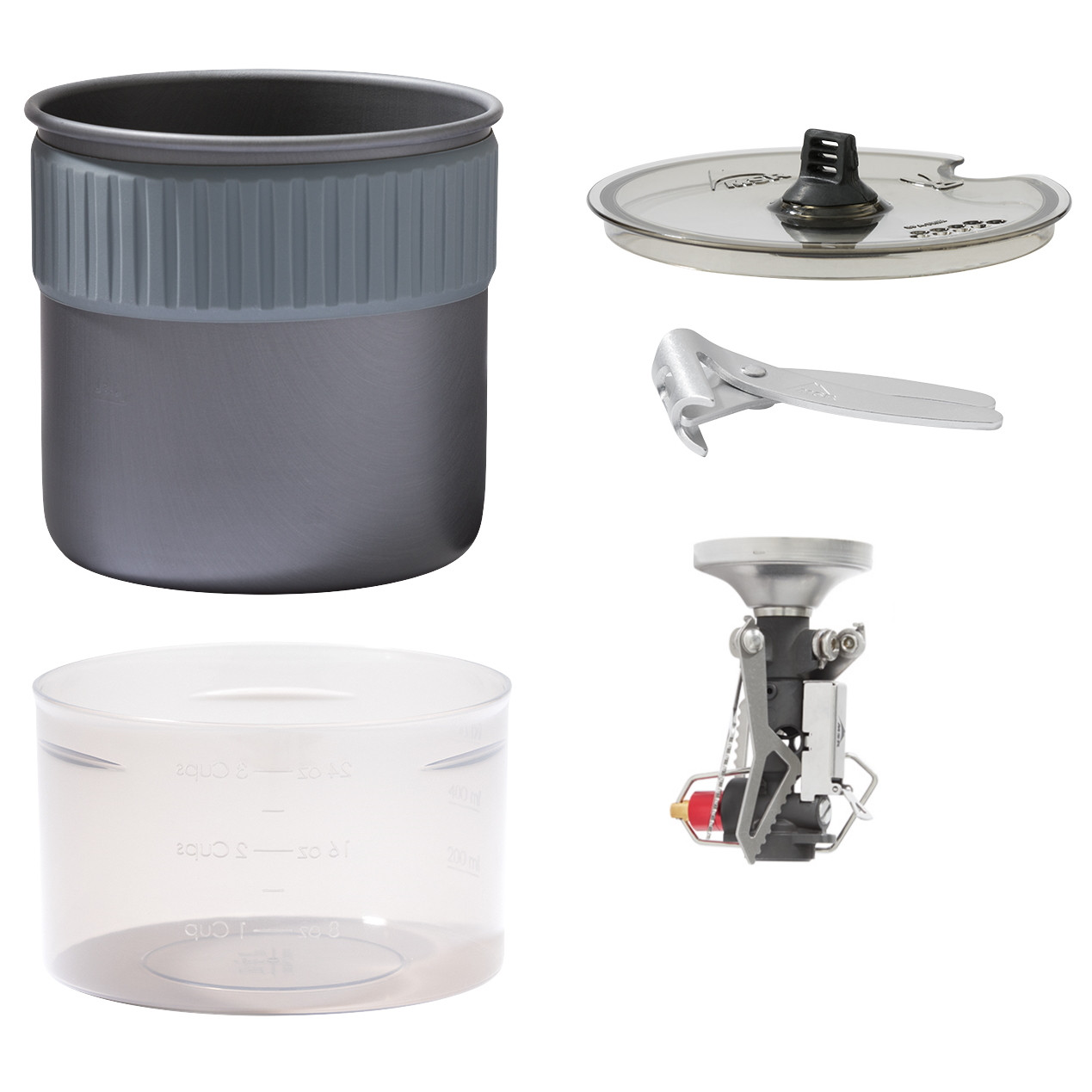 Набір туристичного посуду з газовим пальником MSR PocketRocket Deluxe Stove Kit