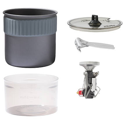 Набір туристичного посуду з газовим пальником MSR PocketRocket Deluxe Stove Kit, фото 1
