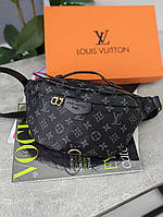 Бананка Louis Vuitton чорна луї класик Є