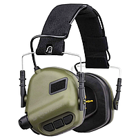 Активні стрілецькі навушники Earmor M31 Хакі, Тактичні навушники MIVAX