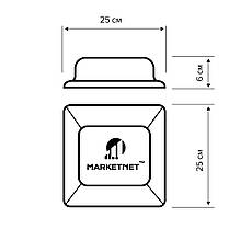 Антена панельна MARKETNET Square 19 dBi 800/900/1800/2100/2600 МГц, Підсилювач 4G сигналу стільникового зв'язку, фото 6
