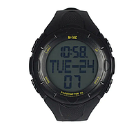 Чоловічий наручний тактичний з крокоміром годинник M-Tac Чорний, Міцний водостійкий годинник APEX