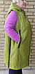 Жилетка жіноча подовжена демісезонна великих розмірів високої якості COOL FASHION, фото 7