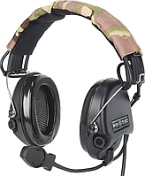 Активні стрілецькі навушники з мікрофоном Protac VII Military, Тактичні навушники MIVAX