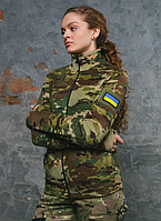 Женская флисовая кофта Мультикам XL, Тактическая флиска на молнии, Женская тактическая кофта MIVAX