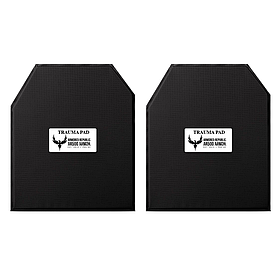 Комплект демпферних пластин Armored Republic AR500 Armor, для бронежелета, Колір: Black, Розмір: 25​​​​​​​ x 30 см