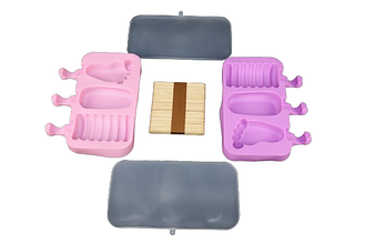 Форма для морозива силіконова 3 Осередки Helios 20 Х 11 Х 3 см.1986 C-A