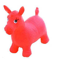 Стрибок-конячка дитячий гумовий 0737 Червоний (ослик гімнастичний для дитини)
