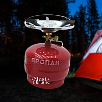 Туристичний газовий балон із пальником Кемпінг 5 л 2200 Вт BOL-50