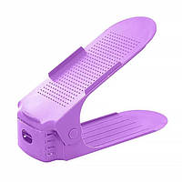 Органайзер для обуви крепкий пластиковый слот для поддержки обуви фиолетовый