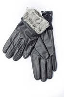 Подростковые кожаные перчатки с махровой подкладкой №J2-1 XL черные