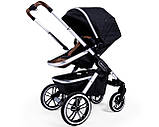 Коляска 2в1 TEUTONIA TRIO 2.0 Melange Black, фото 3