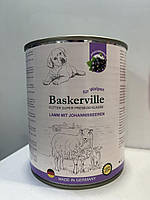 Консервований корм для цуценят Baskerville (Баскервіль) з ягням та смородиною 800 г