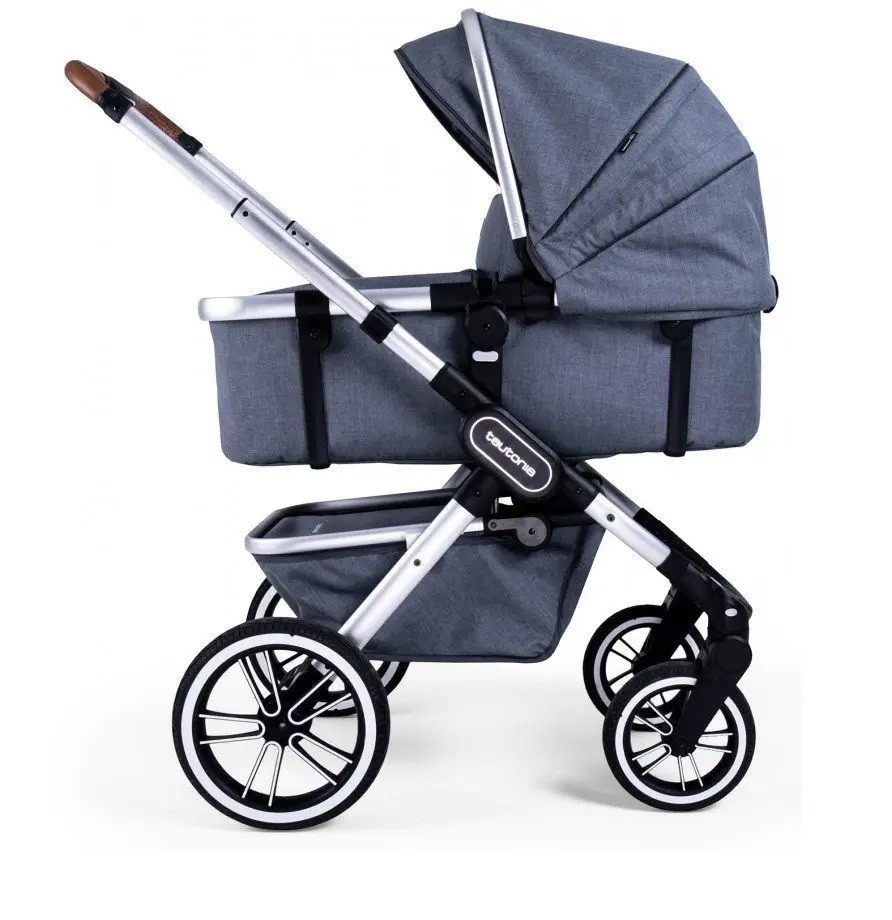 Коляска 2в1 TEUTONIA TRIO 2.0 Melange Grey, фото 1