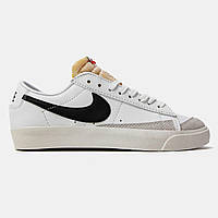 Женские и подростковые кроссовки Nike Blazer Low 77 Vintage White Black