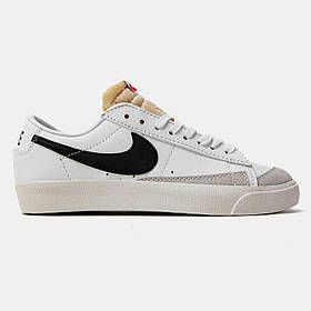 Жіночі та підліткові кросівки Nike Blazer Low 77 Vintage White Black