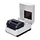 Принтер етикеток термотрансферний Xprinter XP-T451B USB білий, фото 2