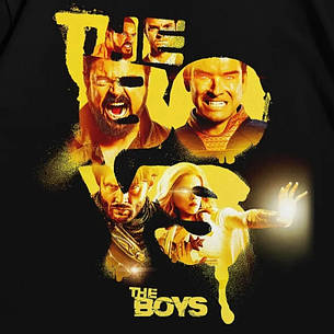 Футболка з принтом Хлопаки The Boys M Чорний, фото 3
