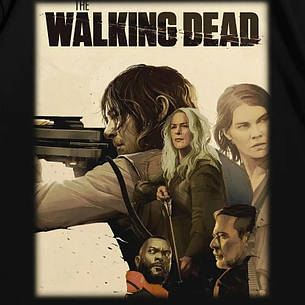 Футболка з принтом Ходячі мерці 2 The walking dead 2 M Чорний, фото 3