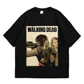 Футболка з принтом Ходячі мерці 2 The walking dead 2 XXL Чорний, фото 1