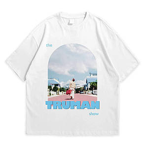 Футболка з принтом Шоу Трумена Постер The truman show XXL Білий, фото 1