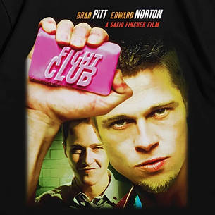 Футболка з принтом Бійцівський клуб Fight Club M Чорний, фото 3