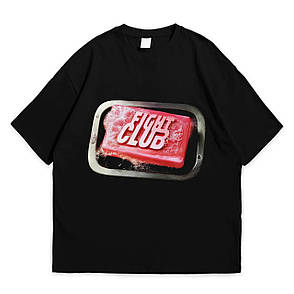 Футболка з принтом Бійцівський клуб Fight Club Soap XL Чорний, фото 1