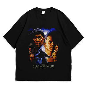 Футболка з принтом Втеча з Шоушенка The shawshank redemption XXL Чорний, фото 1