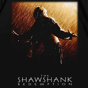 Футболка з принтом Втеча з Шоушенка The shawshank redemption M Чорний, фото 3