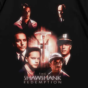 Футболка з принтом Втеча з Шоушенка The shawshank redemption XL Чорний, фото 3