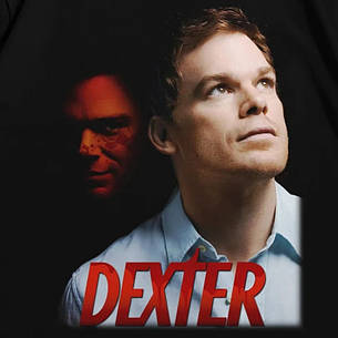 Футболка з принтом Декстер Dexter S Чорний, фото 3