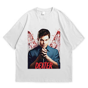Футболка з принтом Декстер Dexter L Білий, фото 1