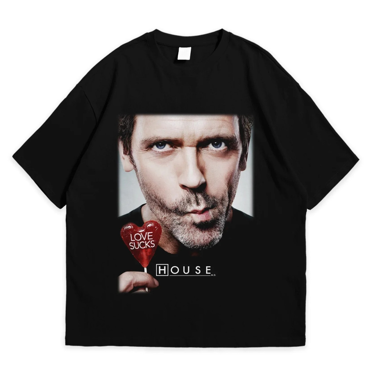 Футболка з принтом Доктор Хаус Dr House XXXL Чорний
