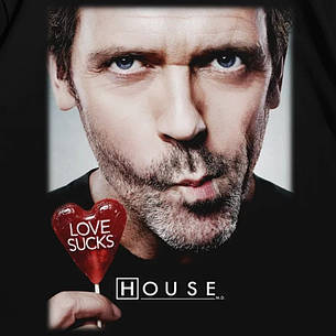 Футболка з принтом Доктор Хаус Dr House XXXL Чорний, фото 3
