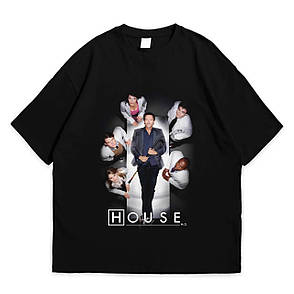 Футболка з принтом Доктор Хаус Dr House L Чорний, фото 1
