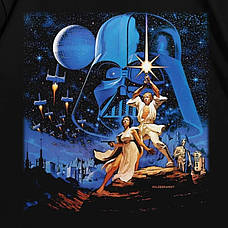 Футболка з принтом Зоряні війни Нова надія Star Wars A New Hope XXL Чорний, фото 4