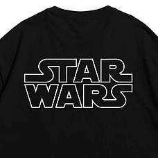 Футболка з принтом Зоряні війни Нова надія Star Wars A New Hope XXL Чорний, фото 5