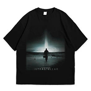 Футболка з принтом Інтерстеллар Interstellar M Чорний, фото 1