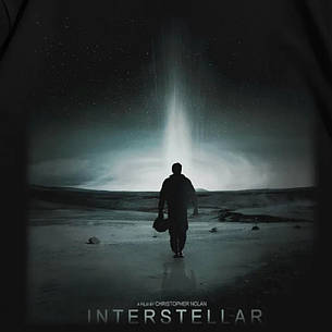 Футболка з принтом Інтерстеллар Interstellar M Чорний, фото 3