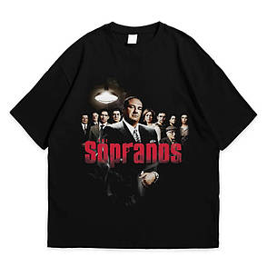 Футболка з принтом Клан Сопрано The Sopranos XL Чорний, фото 1