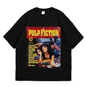 Футболка з принтом Кримінальне чтиво Pulp Fiction XXXL Чорний, фото 1
