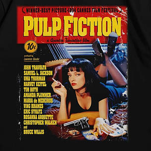 Футболка з принтом Кримінальне чтиво Pulp Fiction XXXL Чорний, фото 3